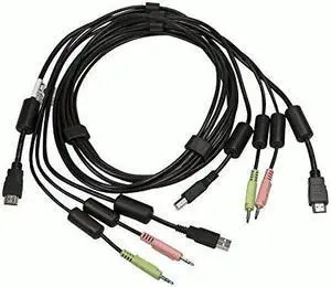 Avocent 6 ft. USB keyboard, mouse & DisplayPort video cable with audio - Use with SV220D-001 or SV240D-001 CBL0126