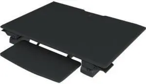 AMRCT100 Sit-Stand Integrated Desk Workstation. Includes Grommet hole to support Grommet mounts and Keyboard tray.