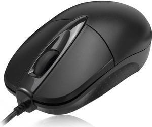ADESSO iMouseM6 Black 3 Buttons 1 x Wheel USB Wired Optical Mouse