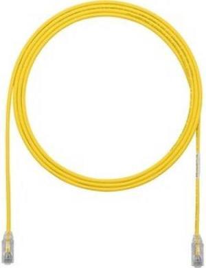 Panduit UTP28SP7YL Cat6 28awg UTP Network Patch Cable, 7 Ft Yellow