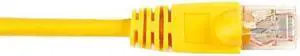 Black Box CAT6PC-015-YL CAT6 250-MHz Stranded Ethernet Patch Cable - Unshielded, PVC, Snagless Boot, Yellow, 15 ft.