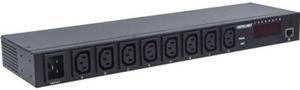 Intellinet 19" Rackmount Smart Metered 8-Outlet PDU - Switched - Monitors Power, Temperature and Humidity