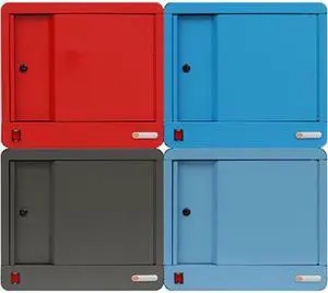 Bretford - TVS10AC-SKY - Bretford CUBE Micro Station - 16.5 Height x 18.3 Width x 17 Depth - Wall Mountable, Desktop -