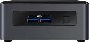 Intel NUC 7 Business NUC7i3DNHNC Desktop Computer - Intel Core i3 (7th Gen) i3-7100U 2.40 GHz - 4 GB DDR4 SDRAM - 1 TB HDD - Windows 10 Pro 64-bit - Mini PC - Intel HD Graphics 620 Graphics - Wireless