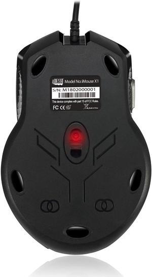 Adesso Multi-Color 6-Button Gaming Mouse