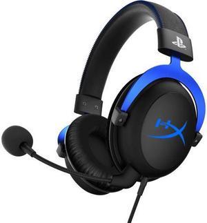 HyperX Cloud Headset - Stereo - Blue - Mini-phone - Wired - 41 Ohm - 15 Hz - 25 kHz - Over-the-head - Binaural - Circumaural - 4.27 ft Cable - Electret, Condenser, Noise Cancelling Microphone