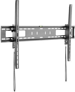 Startech Flat Screen TV Wall Mount - Tilting - For 60" to 100" VESA Mount TVs - Steel - Heavy Duty TV Wall Mount - Low-Profile Design - Fits Curved TVs - 100" Screen Support - 165.35 lb