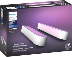 Philips Hue Play Ambiance Smart LED Bar Light, 2-Pack (Works with Amazon Alexa, Apple Homekit & Google Home) - White