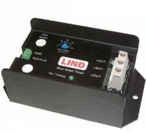 Lind Electronics SDT1230U-023 Shut Down Timer, 0-4 Hour, With Terminal Block, Ul