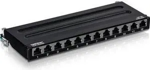 TRENDnet TC-P12C6AS (V1.0R) 12-Port Cat6A Shielded Wall Mount Patch Panel