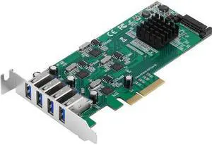 Siig 4-Port Superspeed Usb 3.0 Pcie Card - Quad Core