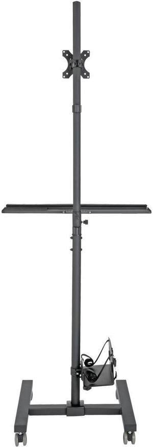 Tripp Lite Mobile Workstation TV Floor Stand Cart Height-Adjustable 17-32in