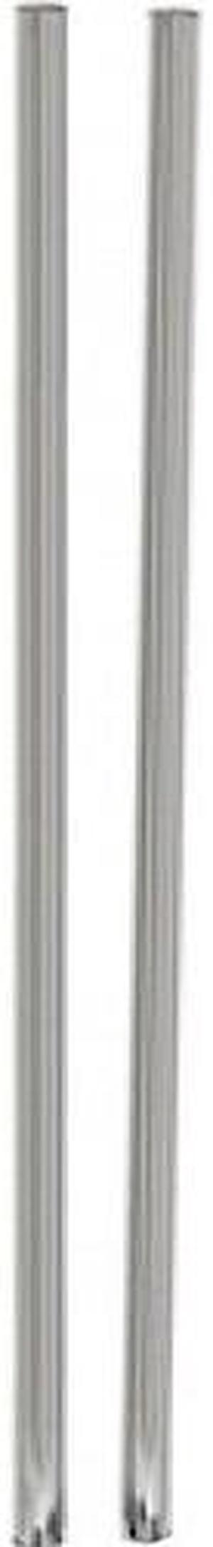 Premier Mounts T84 84" Chrome Replacement Poles for Dual Pole Carts and Stands
