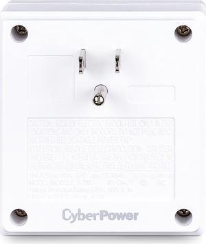 CyberPower Professional 2-OUtlet Surge Suppressor/Protection - 2 x NEMA 5-15R, 3 x USB - 500 J - 125 V AC Input