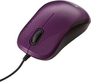 Verbatim Silent Corded Optical Mouse - Purple