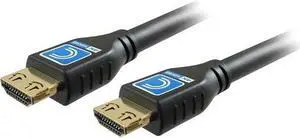 Comprehensive Pro AV/IT 18G 4K High Speed HDMI Cable with ProGrip 50ft Black (active) - 50 ft HDMI A/V Cable for Audio/Video Device - First End: 1 x HDMI (Type A) Male Digital Audio/Video - Second End