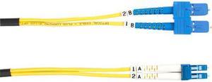 OS2 SM FO PC OFNR PVC, SC-LC, YL, 3M