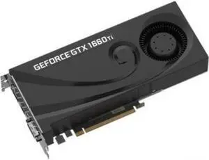 PNY GeForce GTX 1660 Ti Graphic Card - 1.50 GHz Core - 1.77 GHz Boost Clock - 6GB GDDR6 - Dual Slot Space Required PNY GeForce GTX 1660 Ti Graphic Card - 1.50 GHz Core - 1.77 GHz Boost Clock - 6GB GDDR6 - Dual Slot Space Required