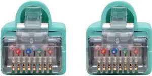 TRIPP LITE N262-003-AQ CAT6A 10G-CERTIFIED SNAGLESS SHIELDED STP NETWORK PATCH CABLE (RJ45 M/M), POE, A