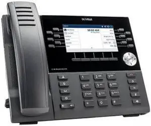 Mitel MiVoice 6930 IP Phone - Cable - Wall Mountable, Desktop - Black
