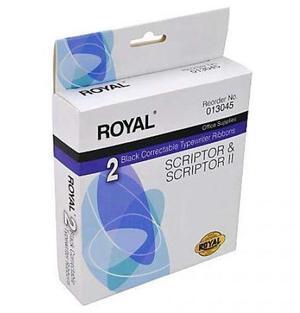 Royal Consumer Information Products 013045 Scriptor & Scriptor II Typewriter Ribbons, 2 Pack