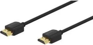 KanexPro SuperSlim Premium High Speed Certified HDMI Cable - 6ft Length - 6 ft HDMI A/V Cable for Audio/Video Device, Amplifier, Computer, DVD, Apple TV, MacBook, Media Player, Video Extender, Media C