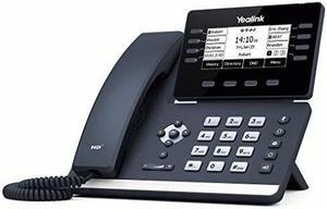 Yealink T53 IP Phone, 12 VoIP Accounts. 3.7-Inch Graphical Display. USB 2.0, Dual-Port Gigabit Ethernet, 802.3af PoE, Power Adapter Not Included (SIP-T53)