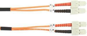 Black Box 62.5-Micron Multimode Value Line Patch Cable, SC-SC, 2-m (6.5-ft.)