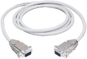 Black Box Serial Null-Modem Cable - DB-9 Female Serial - DB-9 Female Serial - 15ft - Gray