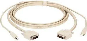 Black Box ServSwitch DVI/USB Cable, 6-ft. (1.8-m)