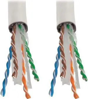 Tripp Lite 1000ft Cat6 Bulk Ethernet Patch Cable Plenum White N22401KWHLP5