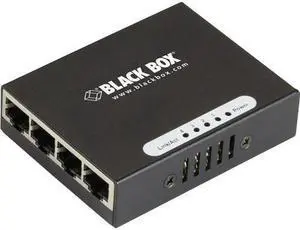 Black Box USB-Powered Gigabit 4-Port Switch with EU Power Supply
