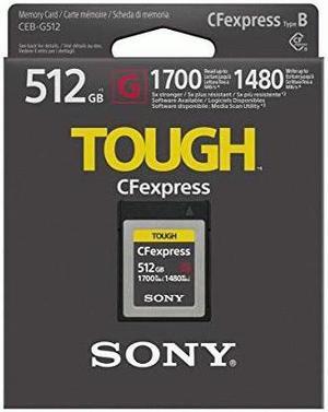 Sony 512GB TOUGH CEB-G Series CFexpress Type B Memory Card