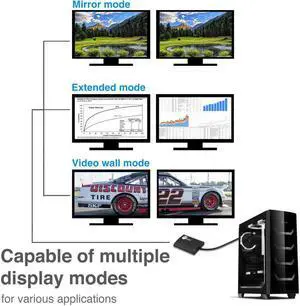 Siig 1X2 Dp 1.2 To Hdmi Multi Monitor Splitter - 2 Port Mst Hub