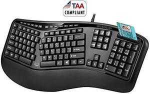 Ergo Keyboard With Card Reader