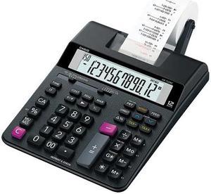 Casio Printing Calculator 12-Digit 7-3/4"Wx10-3/4"Lx2-3/10"H BK HR200RC