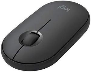 Logitech Pebble M350 Wireless Mouse with Bluetooth or USB - Graphite
