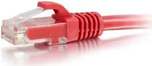 C2G 50810 15 ft. Cat6a Snagless Unshielded (UTP) Ethernet Network Patch Cable - Red