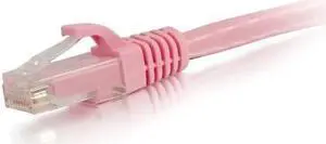 C2G 50861 7 ft. Cat6a Snagless Unshielded (UTP) Ethernet Network Patch Cable - Pink