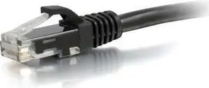C2G 00408 Cat5e Cable - Snagless Unshielded Ethernet Network Patch Cable, Black (30 Feet, 9.14 Meters)