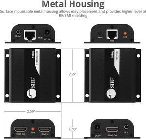 SIIG Full HD HDMI Extender over Cat5e/6 with IR 164ft CEH26011S1
