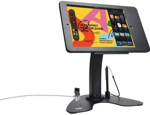 CTA Dual Security Kiosk Stand with Locking Case/Cable for 10.2" iPad - Black