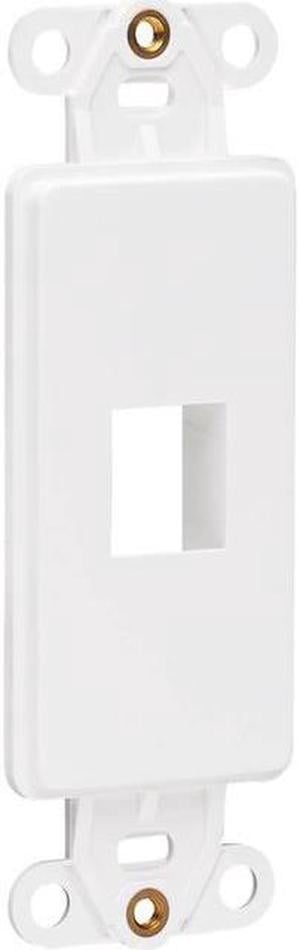 Tripp Lite Center Plate Insert Decora Style - Vertical 1 Port