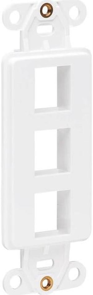 Tripp Lite Center Plate Insert Decora Style Vertical 3 Ports N042D003VWH