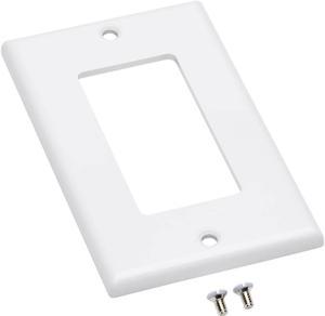 Tripp Lite Single-Gang Faceplate Decora Style Vertical White N042D100WH