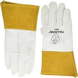 Tillman 24C Top Grain Kidskin 4" Cuff TIG Welding Gloves, Large