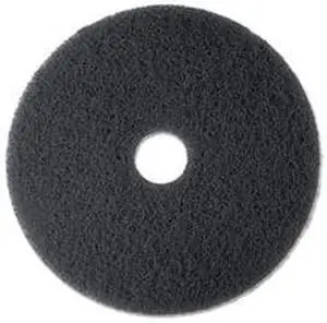 High Productivity Floor Pad 7300, 17, Black, 5 Pads/Carton