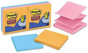 Post-it Pop-up 3 x 3 Note Refill Marrakesh 90-Sheet 6/Pack R3306SSAN