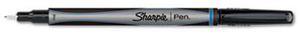 Sharpie 1742664 Porous Point Pen Fine Pen Point Type - Blue Ink - Silver Barrel - 1 Each