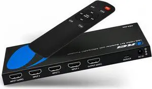 4K HDMI Audio Extractor Switch With ARC/EARC And EDID Management (HDA-934)